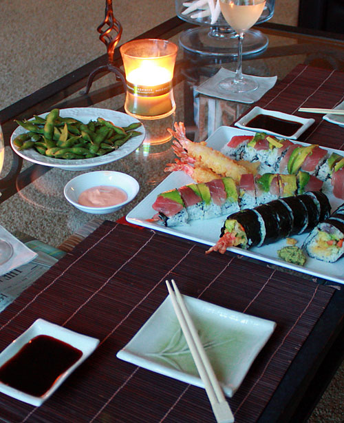 A Perfect Friday Sushi Date Night