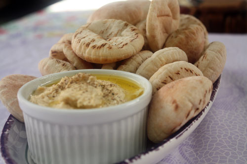 Hummus with Olive Oil and Fresh Lemon