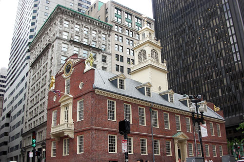The Old State Building, Boston