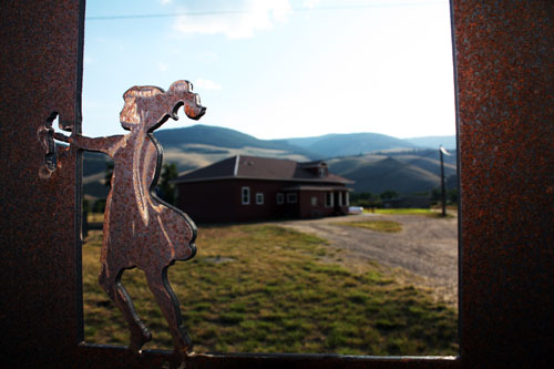 The 2 room schoolhouse in rural Montana